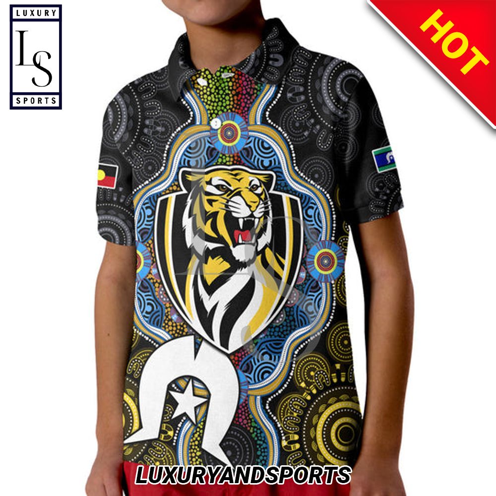 Richmond Tigers Football NAIDOC Week Indigenous Polo Shirt