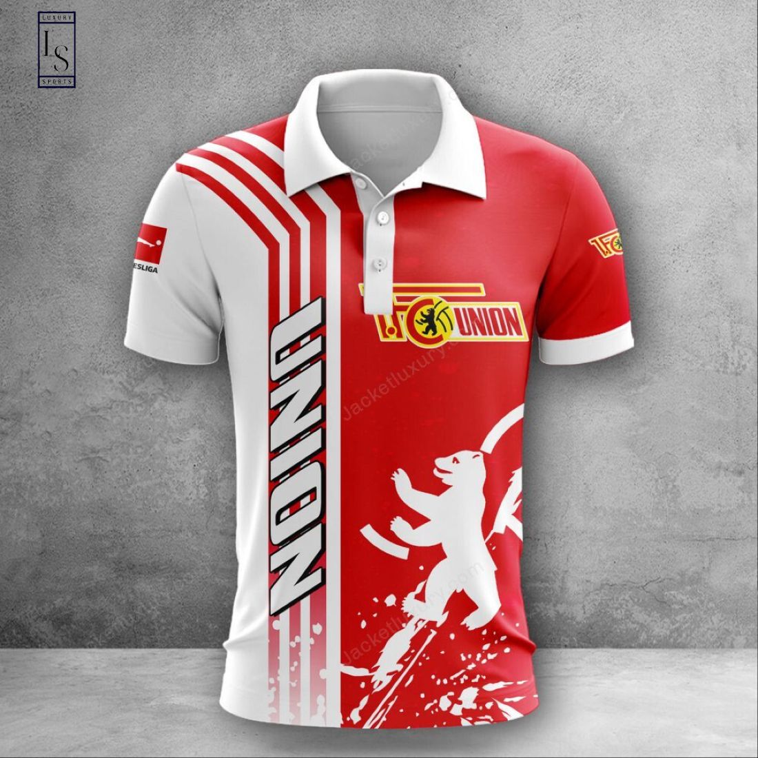 Union Berlin 3D Bundesliga Polo Shirt Luxury & Sports Store