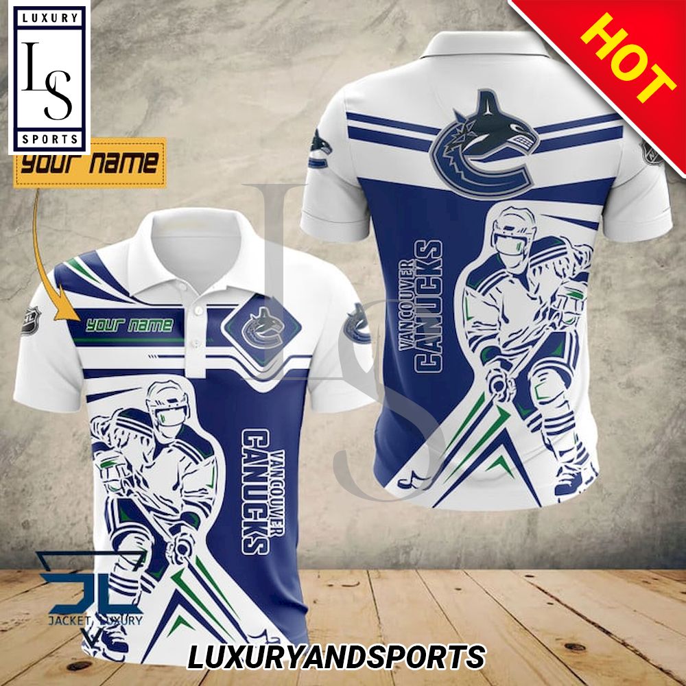 Vancouver Canucks NHL Polo Shirt Premium