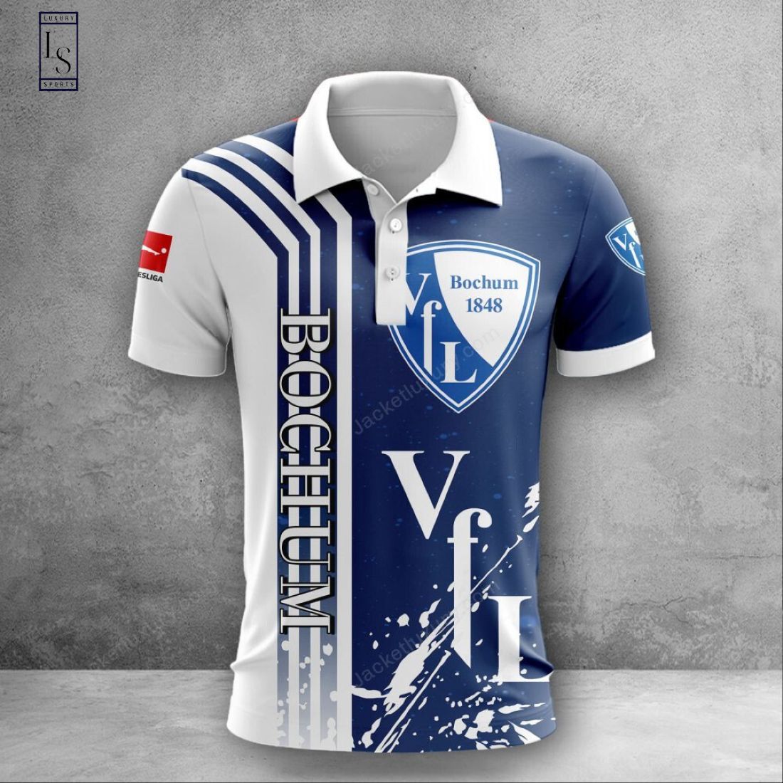 VfL Bochum 3D Bundesliga Polo Shirt Luxury & Sports Store