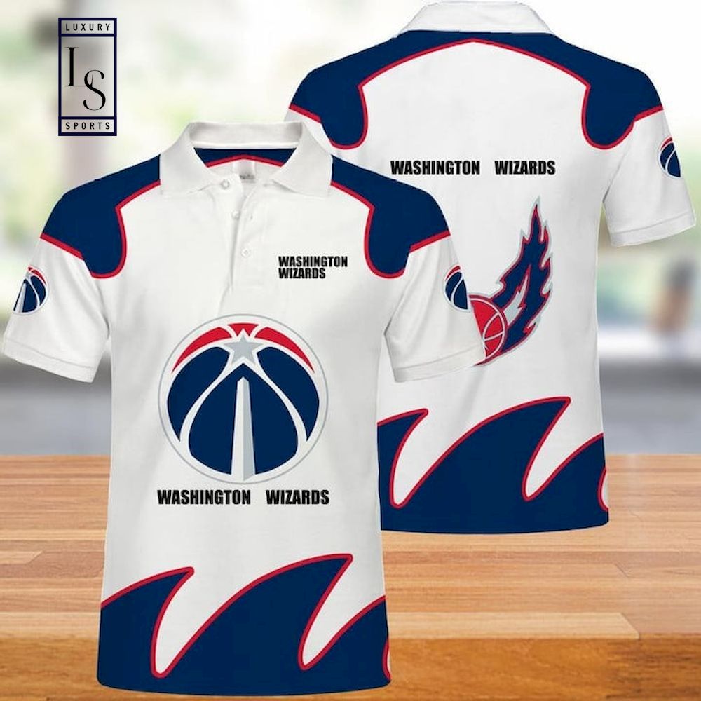 Washington Wizards NBA Basketball Polo Shirt