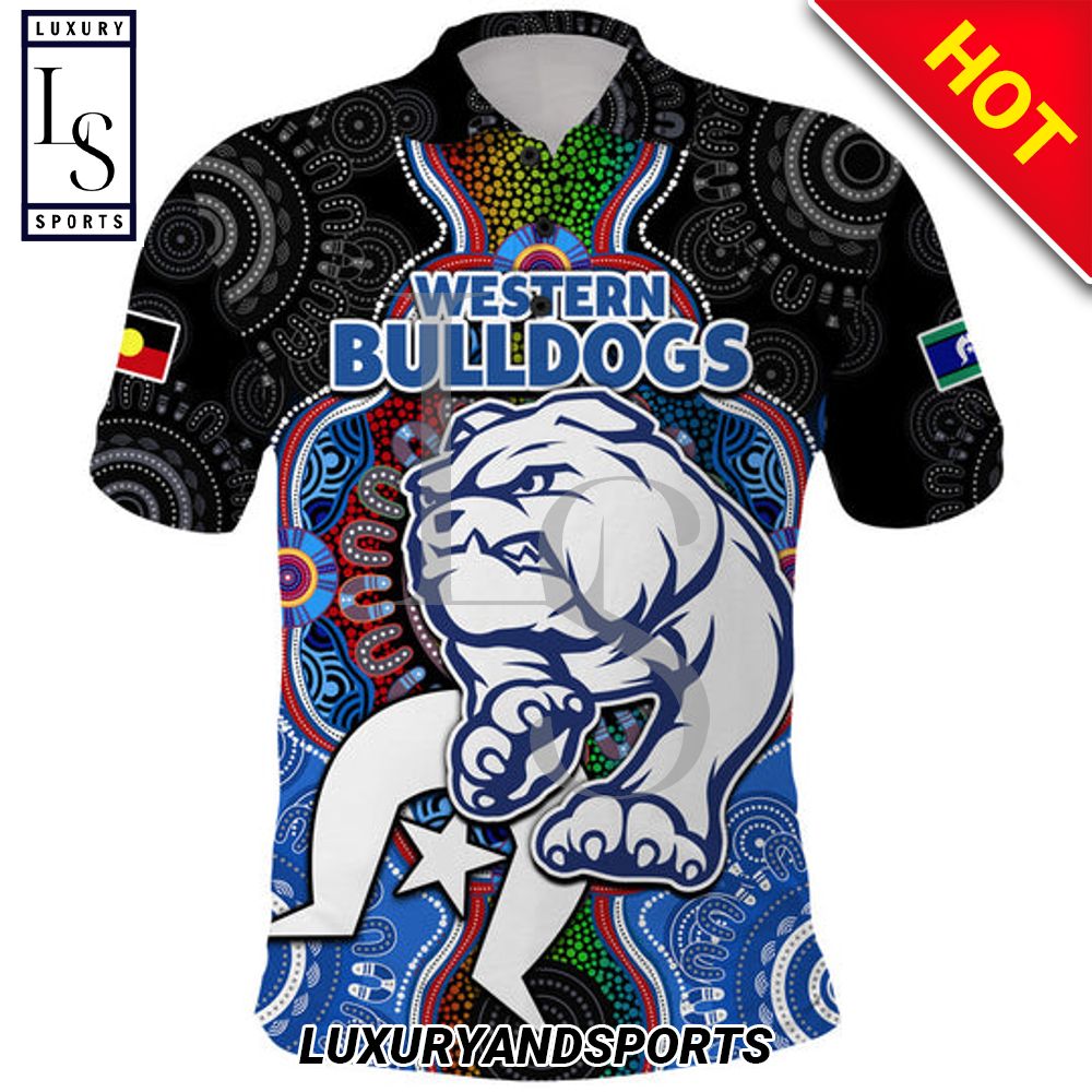 Western Bulldogs Football NAIDOC Week Indigenous Polo Shirt