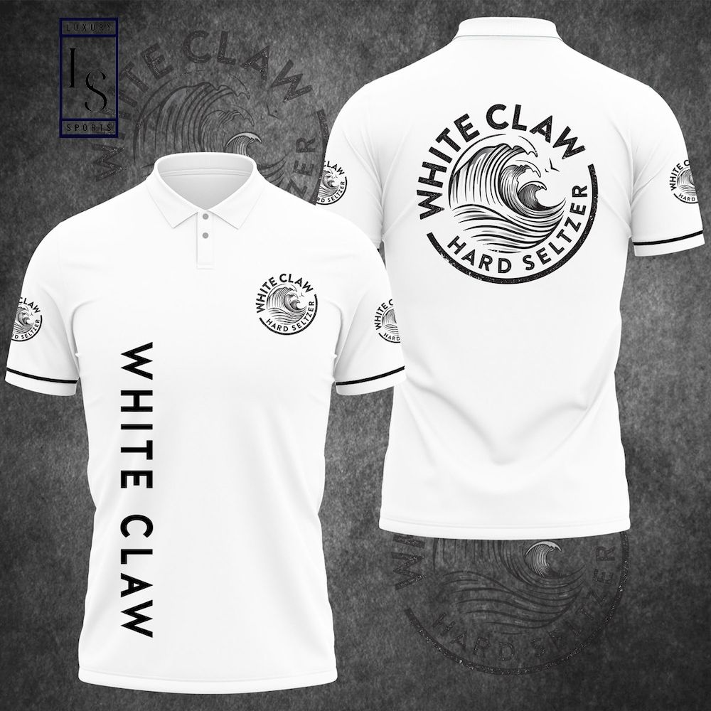 White Claw Drinking Polo Shirt