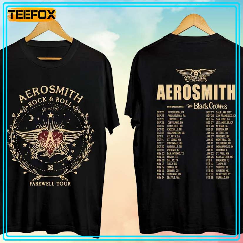 Aerosmith North American Farewell Tour 2024-2025 Unisex T-Shirt