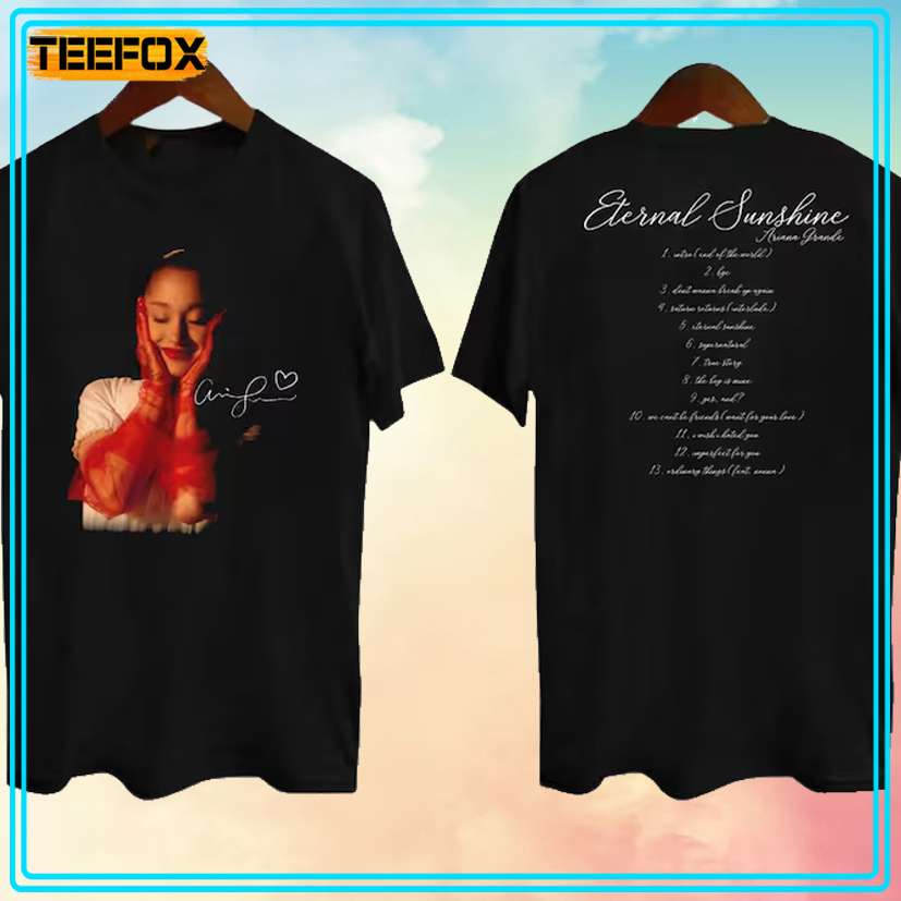 Ariana Grande Eternal Sunshine Tracks List T-Shirt