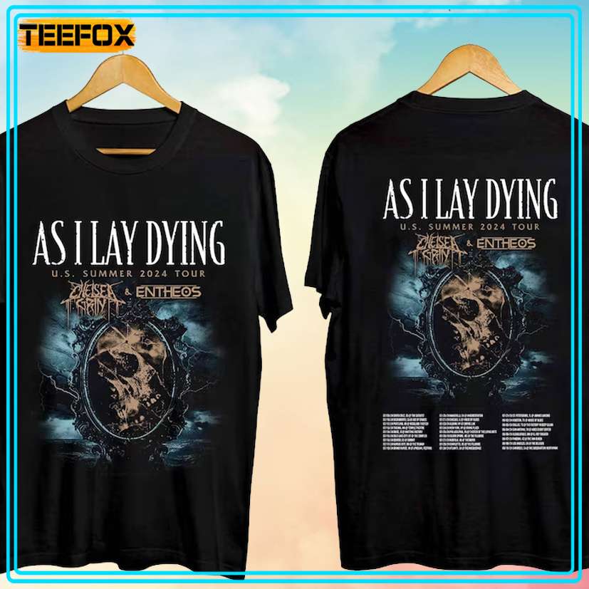 As I Lay Dying US Summer Tour 2024 Music T-Shirt