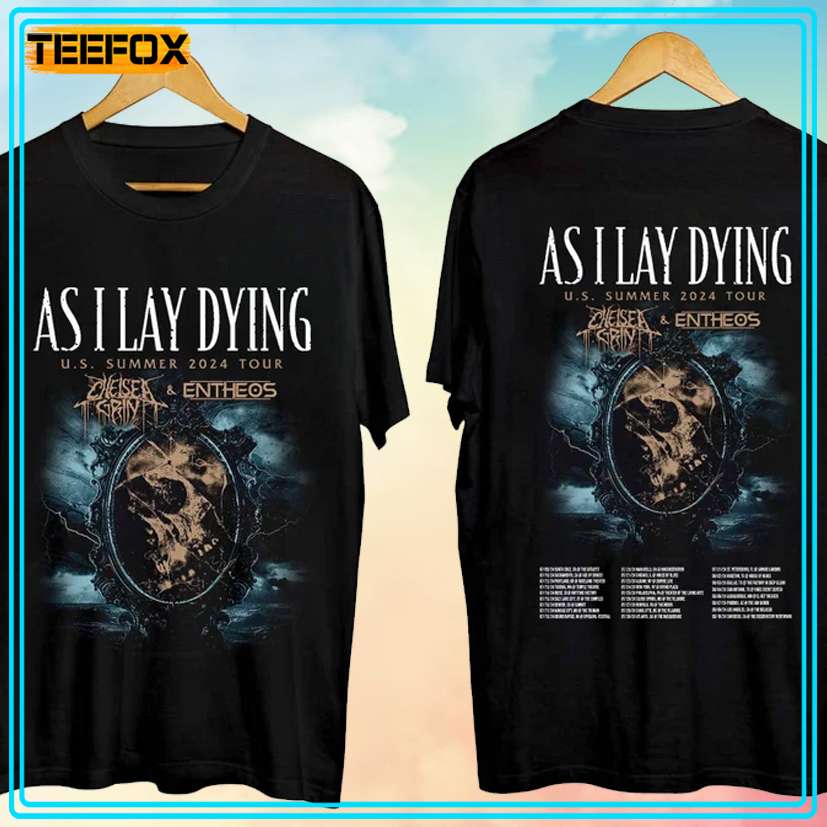 As I Lay Dying US Summer Tour 2024 Unisex T-Shirt