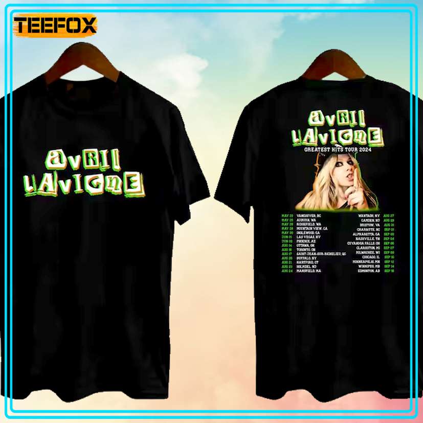 Avril Lavigne Greatest Hits Tour Concert 2024 Classic T-Shirt