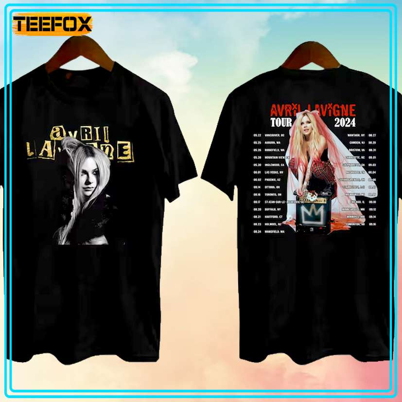 Avril Lavigne Tour 2024 Concert T-Shirt