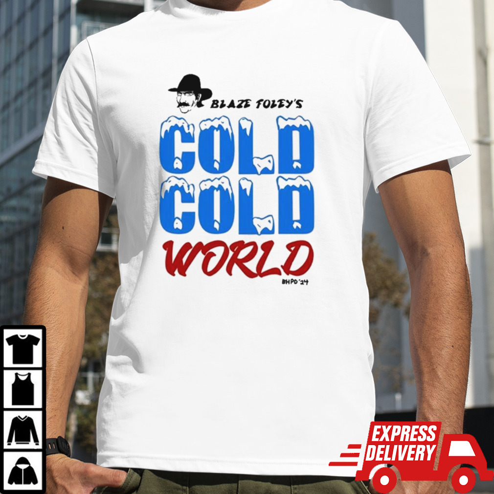 Blaze Foley Cold Cold World T-shirt