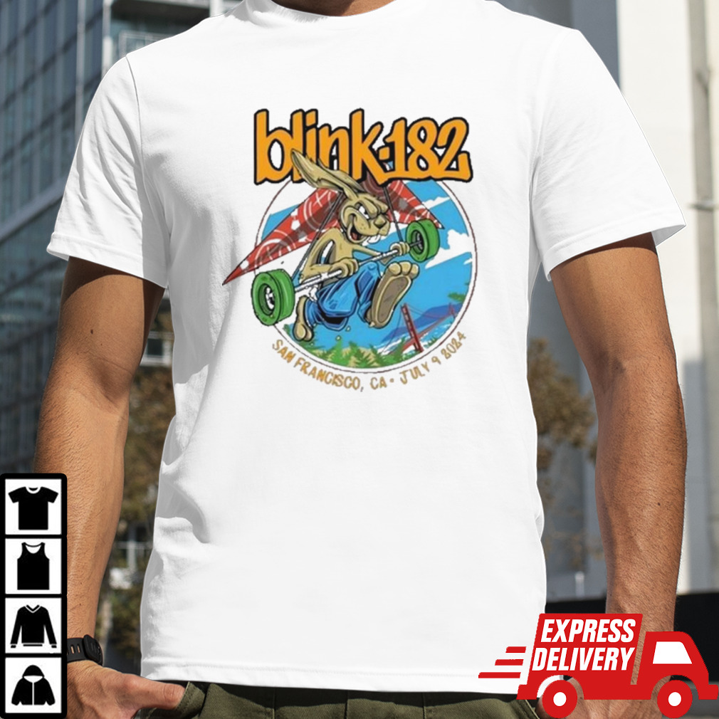 Blink-182 San Francisco, CA July 9 2024 Show Shirt