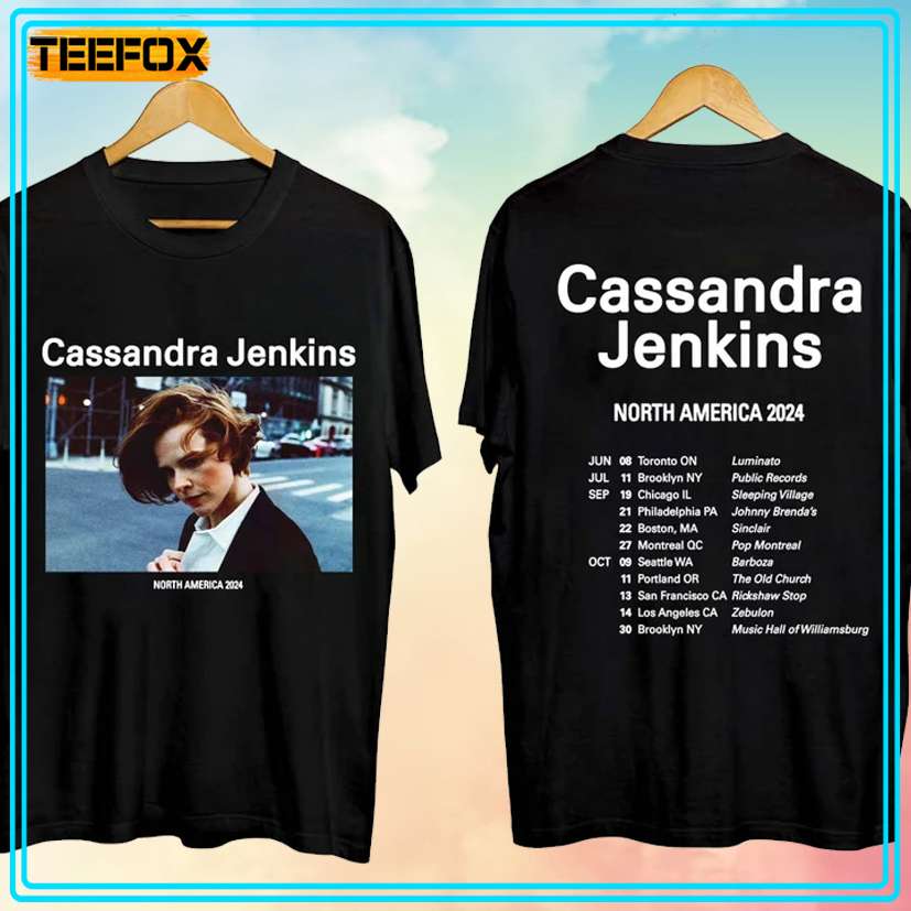 Cassandra Jenkins Tour 2024 Music T-Shirt