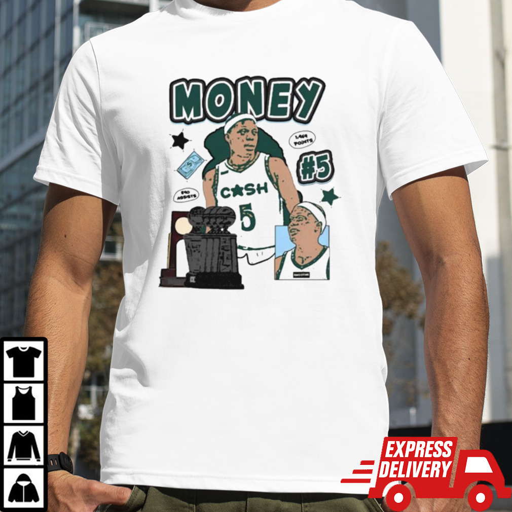 Cassius Winston Money Cash 5 1969 Points 890 Assists T-shirt