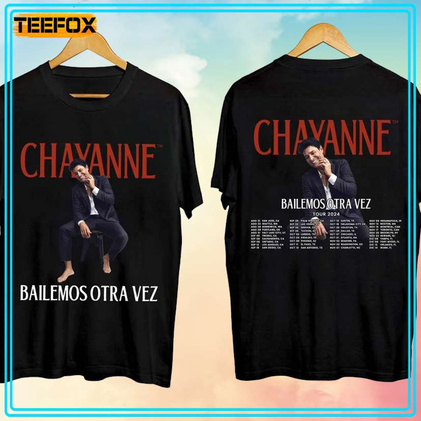 Chayanne - Bailemos Otra Vez Tour 2024 Music T-Shirt