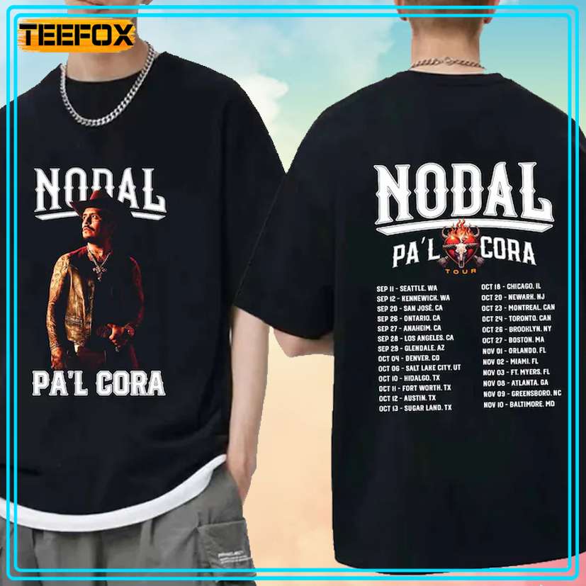 Christian Nodal - Pa'l Cora Tour 2024 Music Unisex T-Shirt