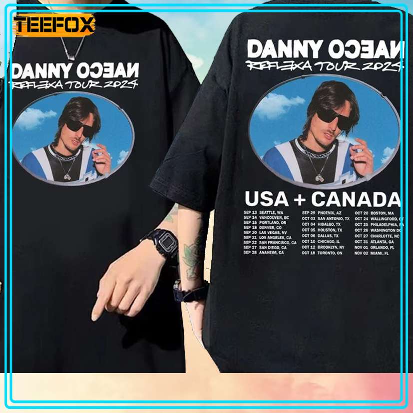 Danny Ocean Reflexa Tour 2024 Concert T-Shirt