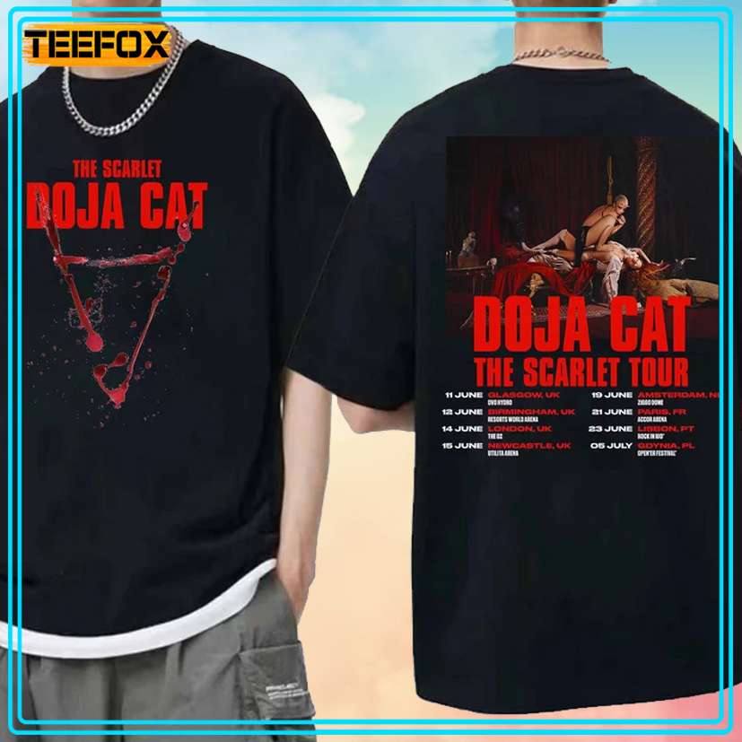 Doja Cat The Scarlet Tour 2024 Concert Unisex T-Shirt