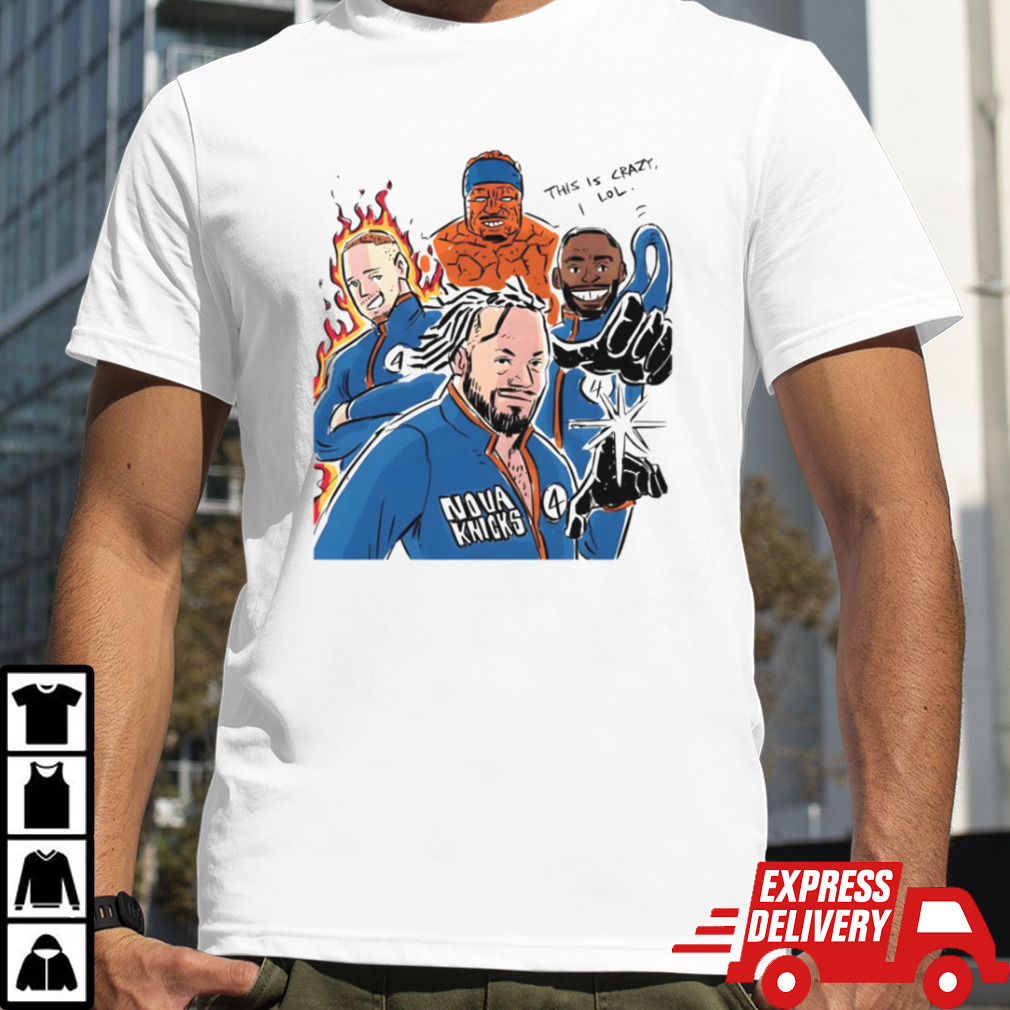 Donte Divincenzo Josh Hart Mikal Bridges Jalen Brunson Nova Knicks T Shirt