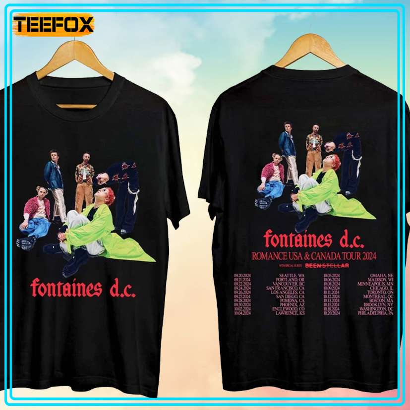 Fontaines DC Tour 2024 Concert Unisex T-Shirt