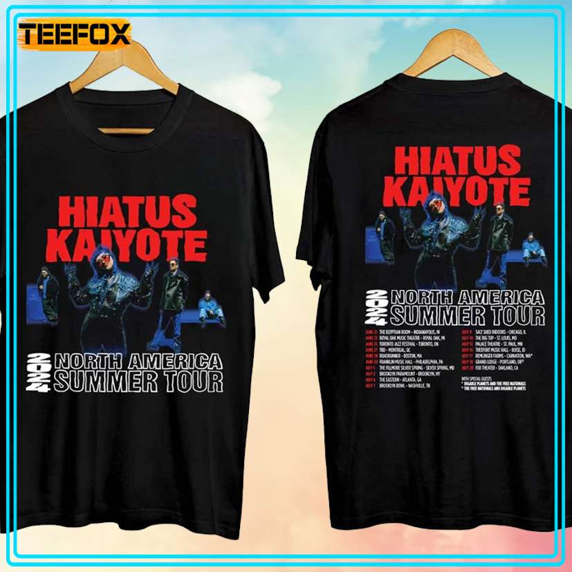 Hiatus Kaiyote Summer Tour 2024 Music T-Shirt