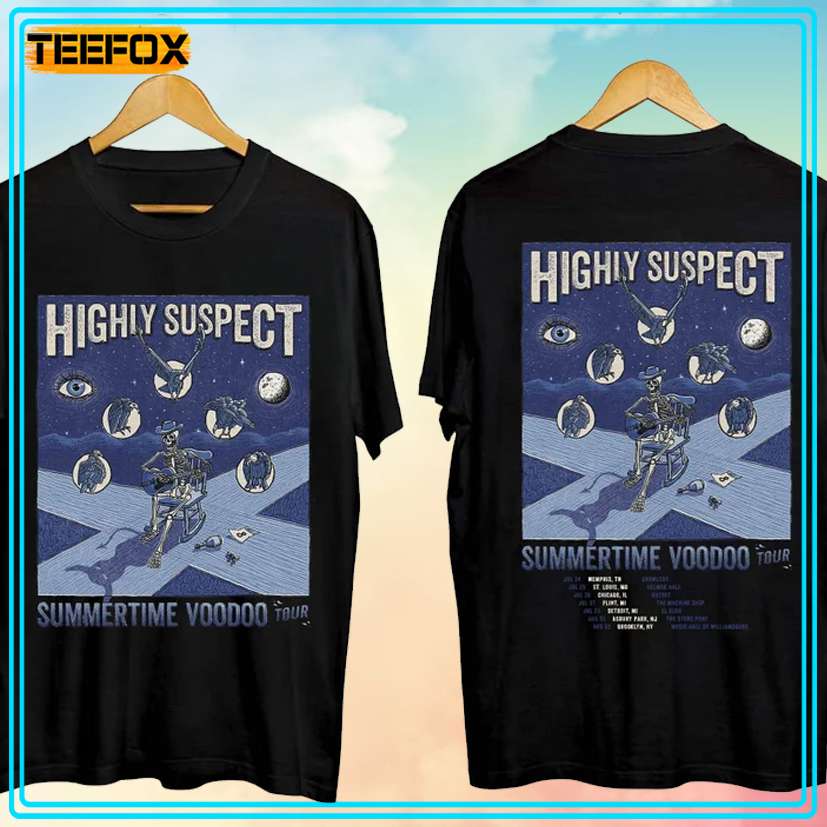 Highly Suspect Summertime Voodoo Tour 2024 Music T-Shirt