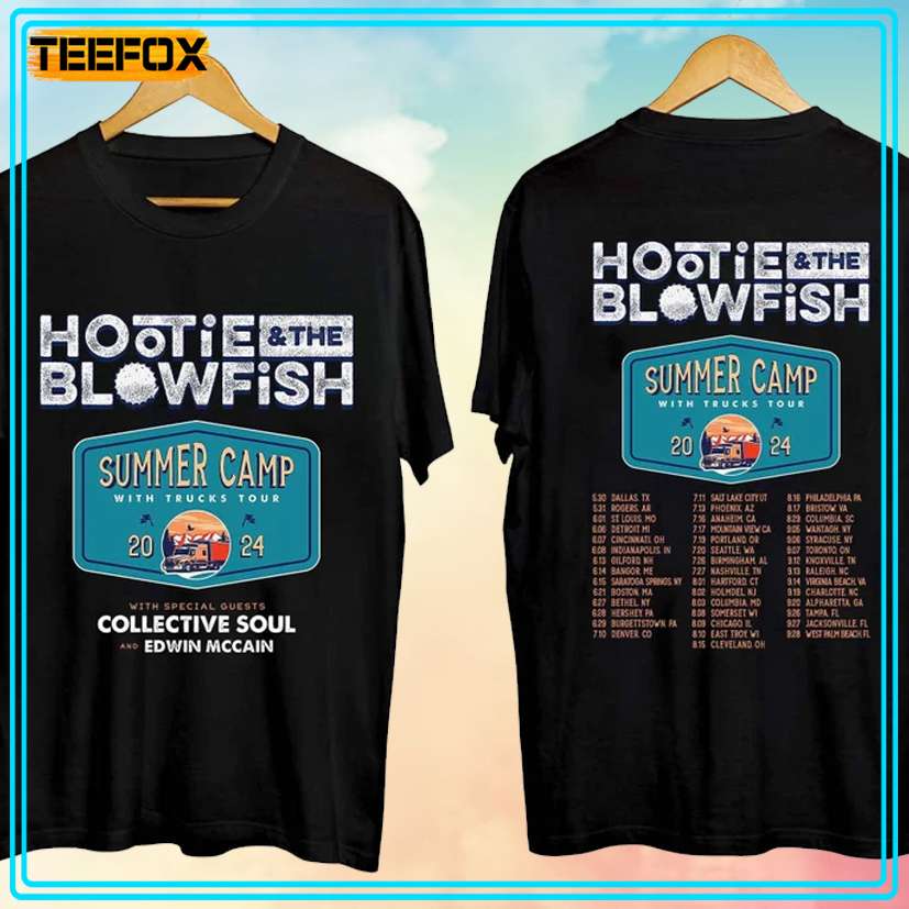 Hootie And The Blowfish - Summer Camp with Trucks Tour 2024 Unisex T-Shirt