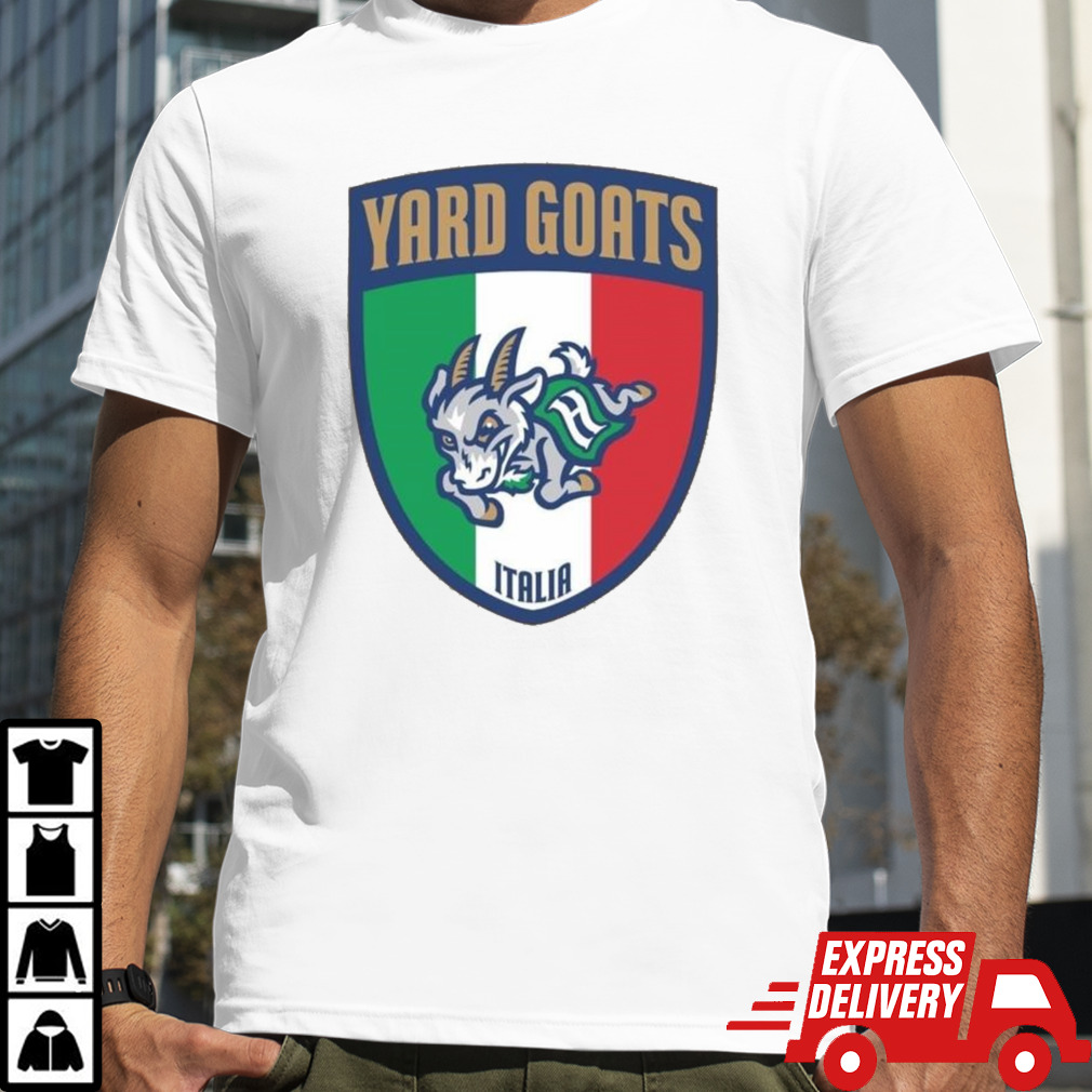 Italian Heritage Night Hartford Yard Goats Logo T-shirt