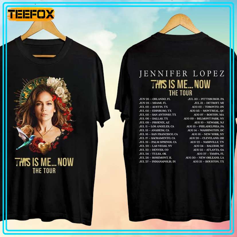 Jennifer Lopez - This Is Me Now Tour 2024 Music T-Shirt