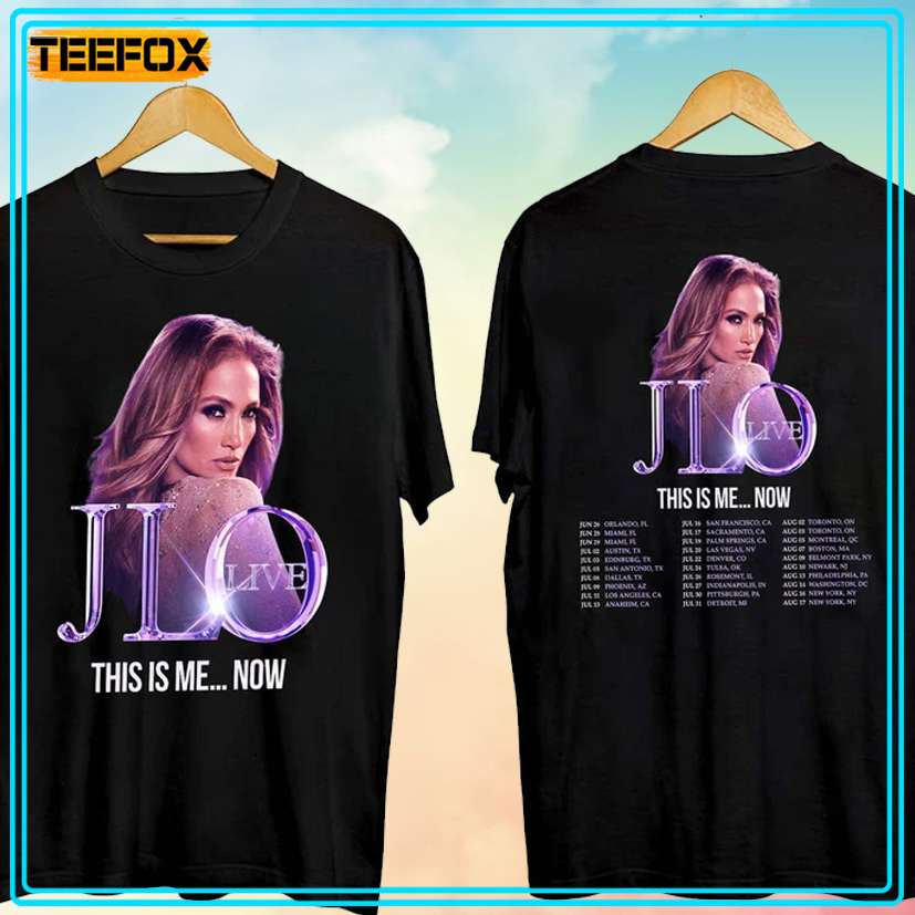 Jennifer Lopez This Is Me Now Tour 2024 Concert T-Shirt