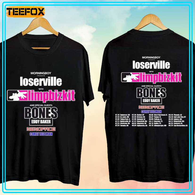 Limp Bizkit - Loserville Tour 2024 Music T-Shirt