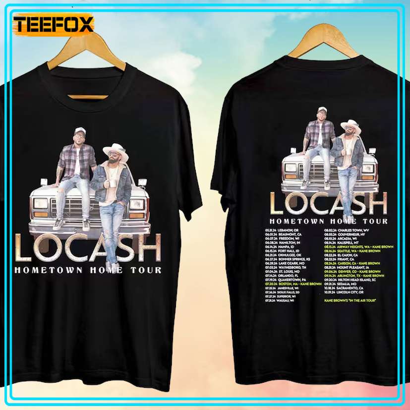 LoCash Hometown Home Tour 2024 Music T-Shirt