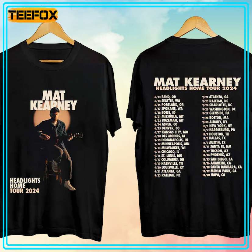 Mat Kearney - Headlights Home Tour 2024 T-Shirt