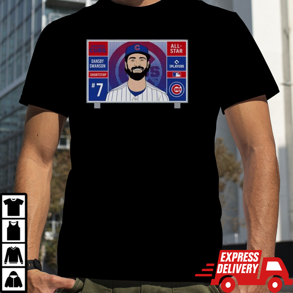 Mlb Team Chicago Cubs Dansby Swanson T-shirt