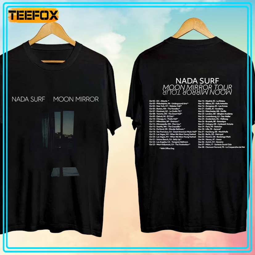 Nada Surf Moon Mirror Tour 2024 Music T-Shirt