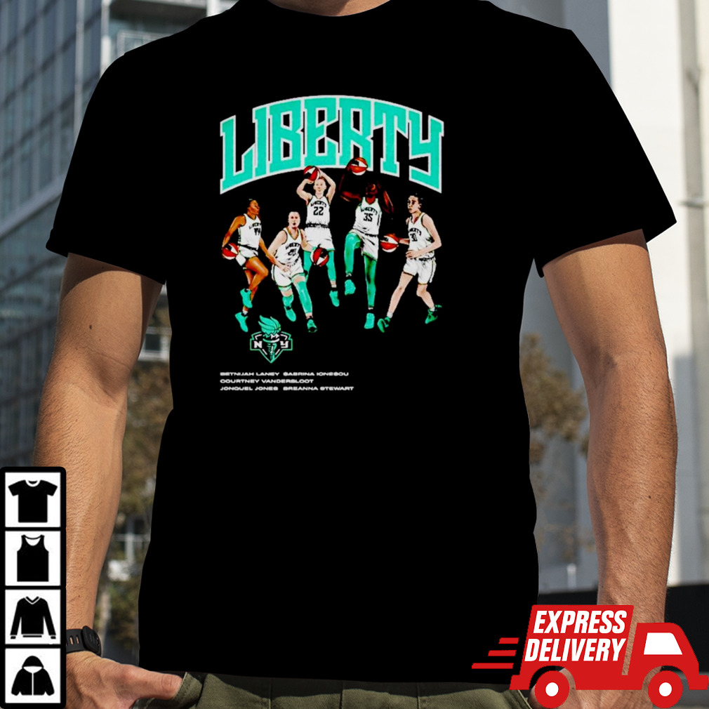 New York Liberty WNBA Player Roster Shirt