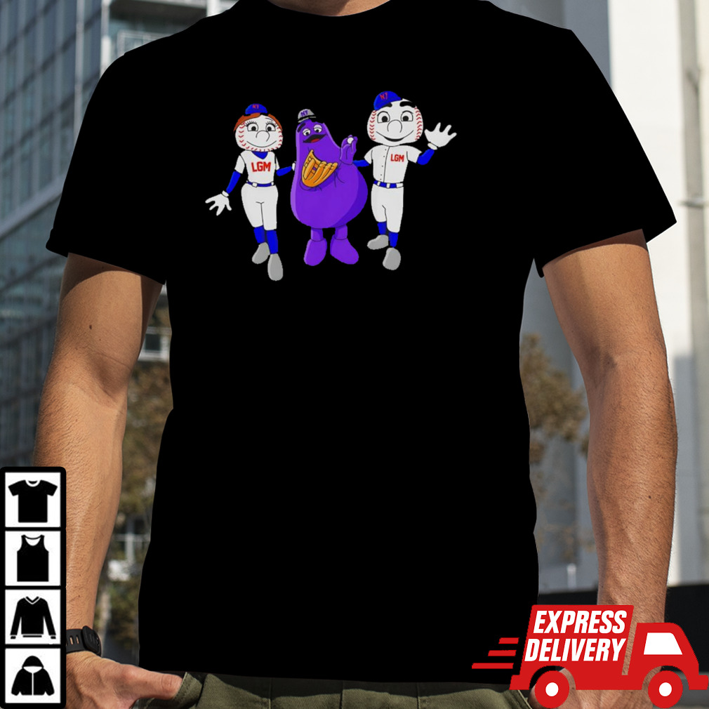 New York Mets mascot Nym and Grimace shirt