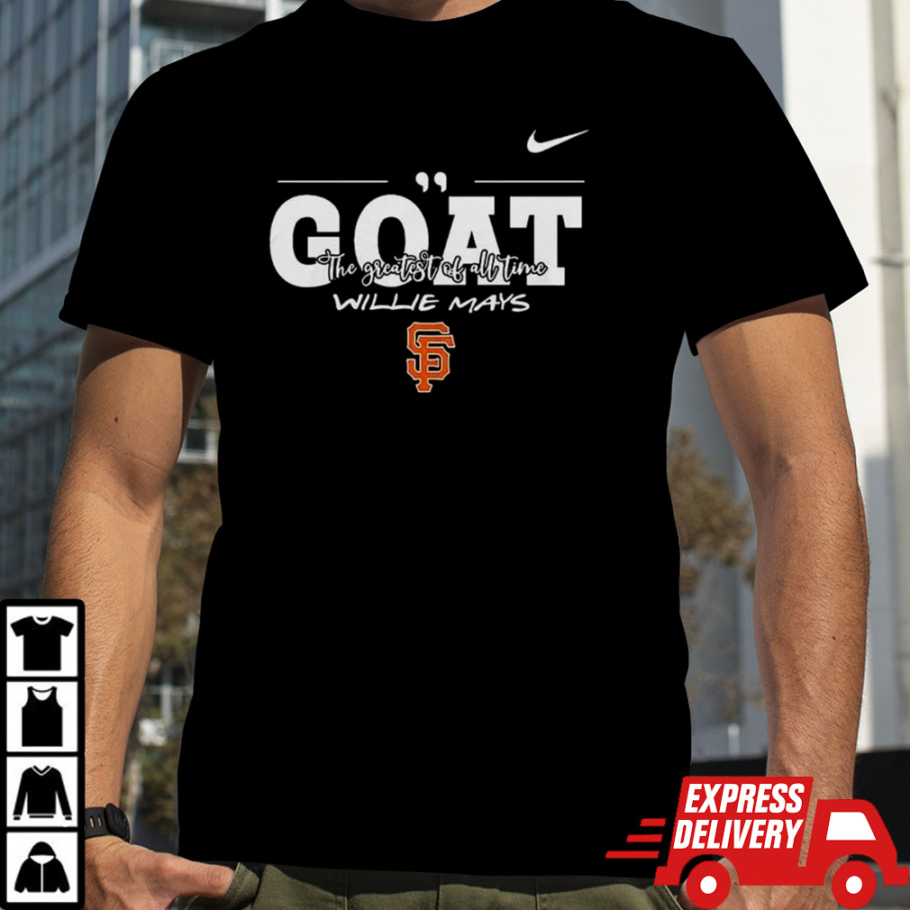 Nike Goat The Greatest Of All Time Willie Mays 1934-2024 Shirt