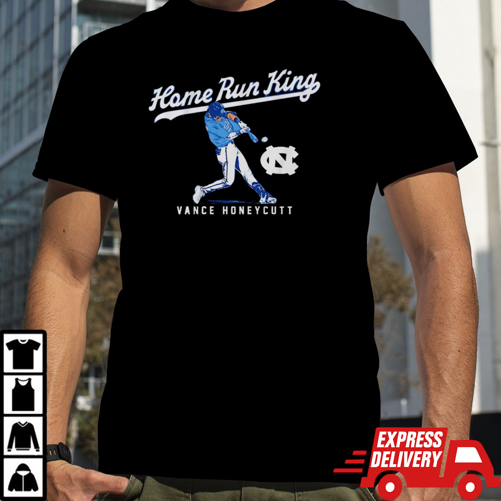 North Carolina Tar Heels baseball Vance Honeycutt hom run king shirt