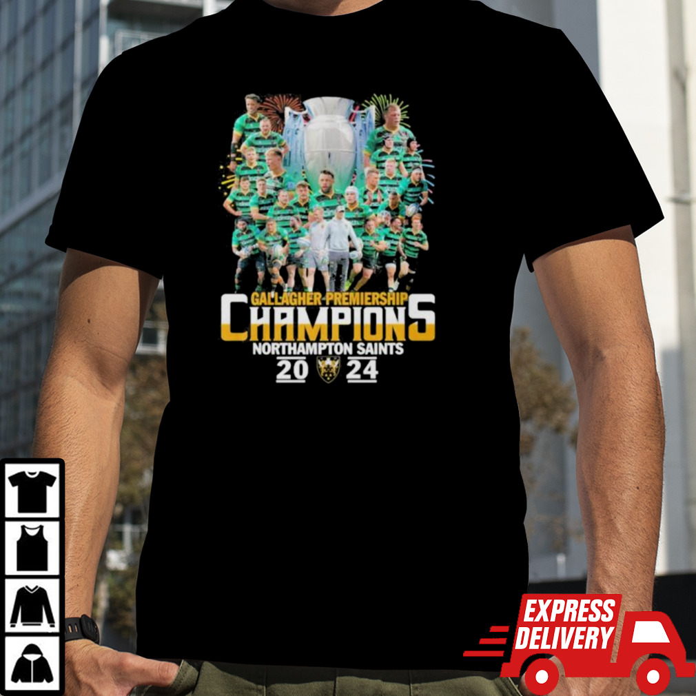 Northampton Saints 2024 Gallagher Premiership Champions Shirt