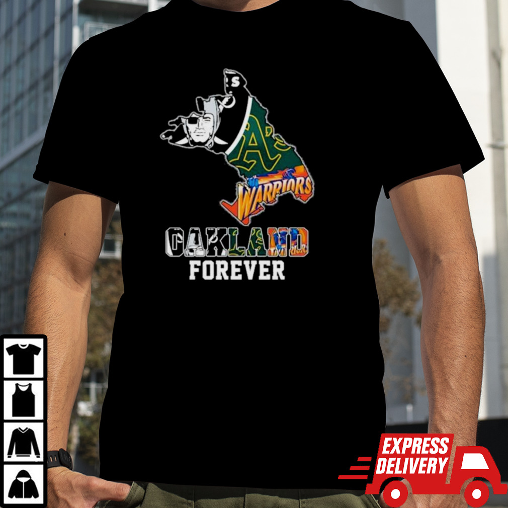 Oakland Map Sports Teams Logo Forever Shirt