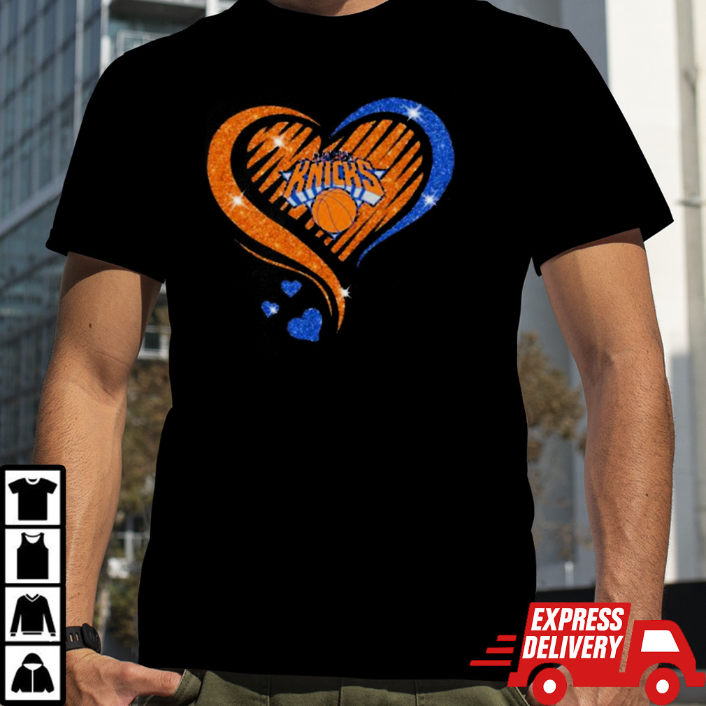 Official Knicks Basketball Hearts shirt