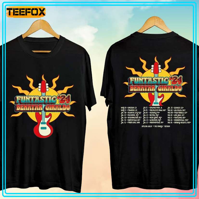 Pat Benatar & Neil Giraldo - Funtastic 2024 Music T-Shirt