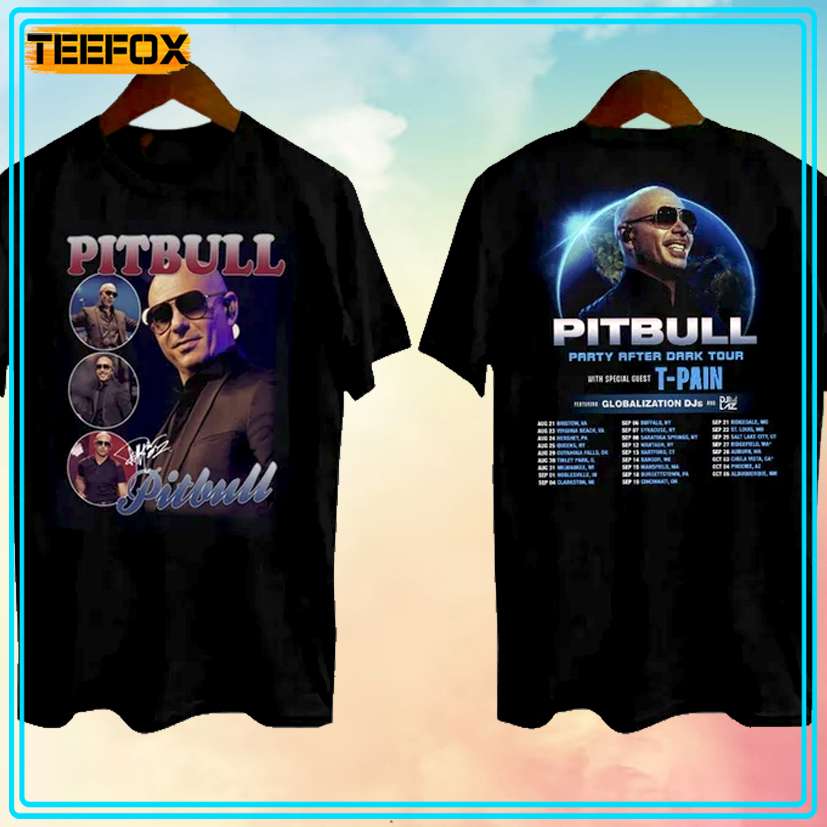 Pitbull Party After Dark Tour 2024 Concert Unisex T-Shirt