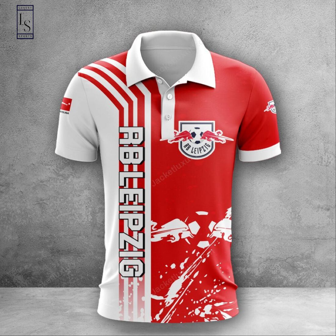 RB Leipzig 3D Bundesliga Polo Shirt Luxury & Sports Store