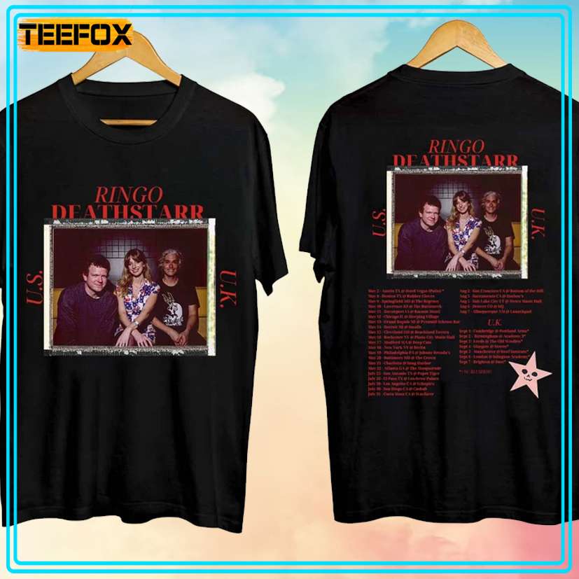 Ringo Deathstarr US UK Tour 2024 Music T-Shirt