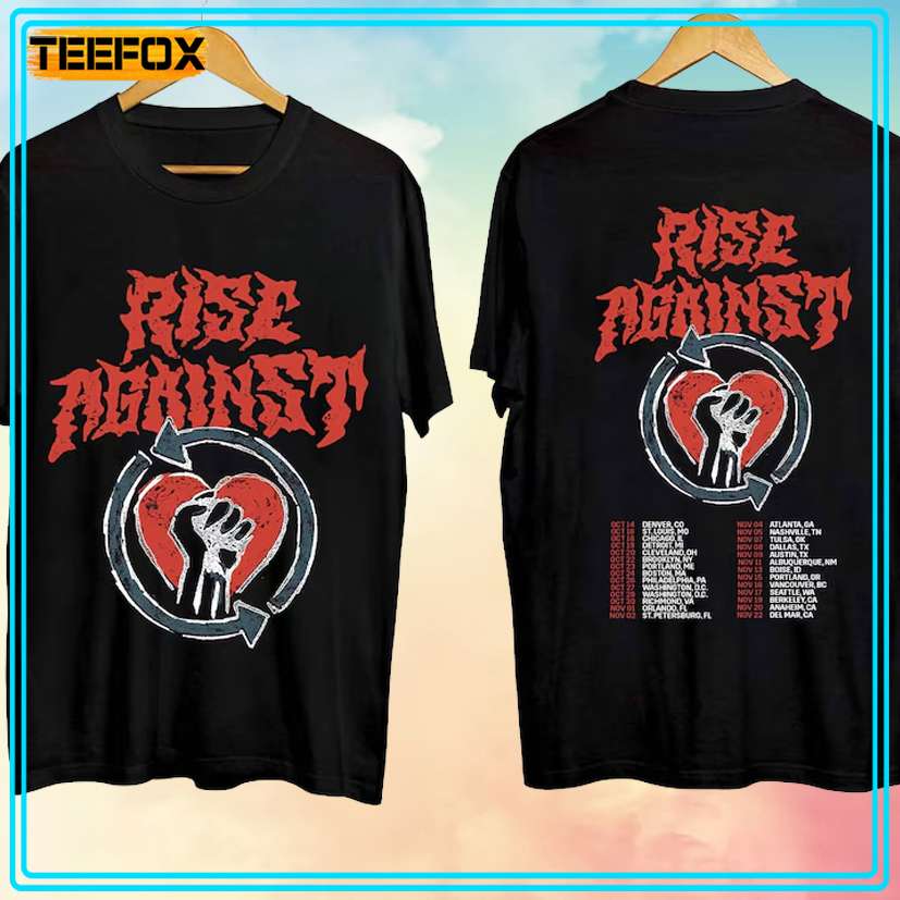 Rise Against Tour 2024 Music T-Shirt