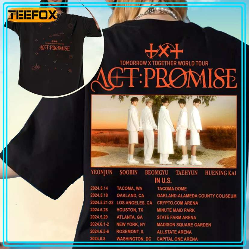 TXT Act Promise Tour Music Kpop T-Shirt