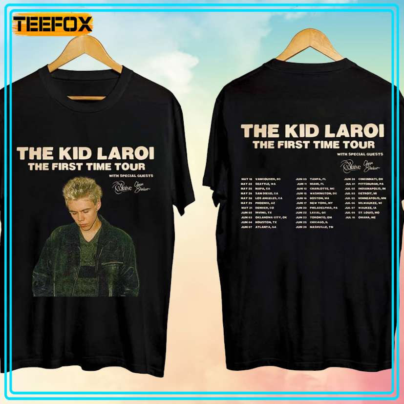 The Kid Laroi - The First Time Tour US 2024 Music T-Shirt