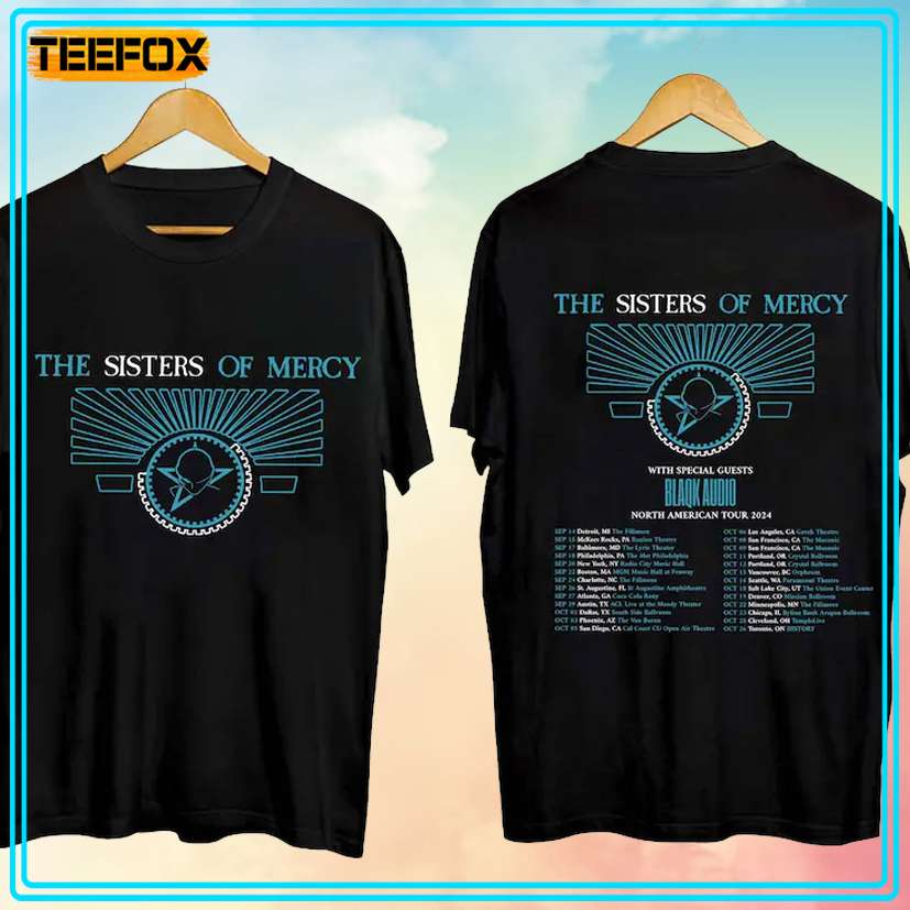 The Sisters of Mercy Tour 2024 Music T-Shirt