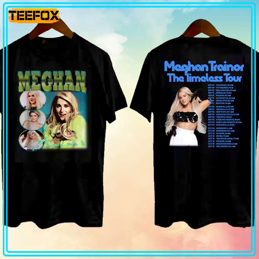 The Timeless Tour 2024 Meghan Trainor Concert T-Shirt